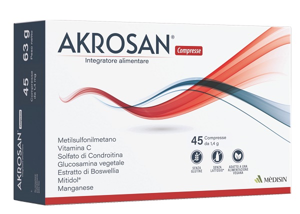 AKROSAN 45 COMPRESSE - Farmacia Mortise