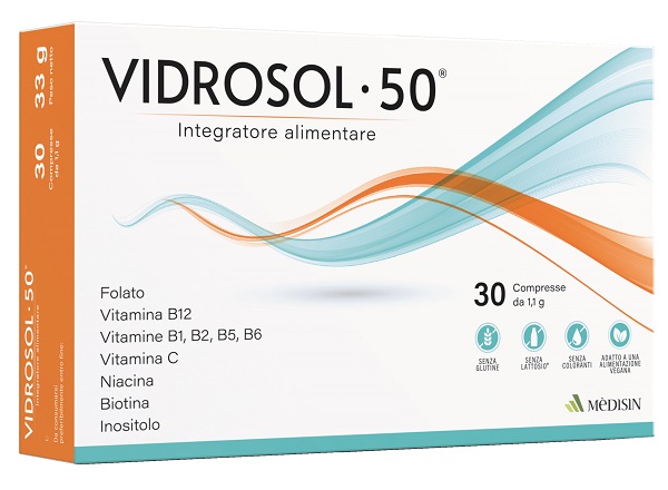 VIDROSOL 50 30 COMPRESSE - Farmacia Mortise