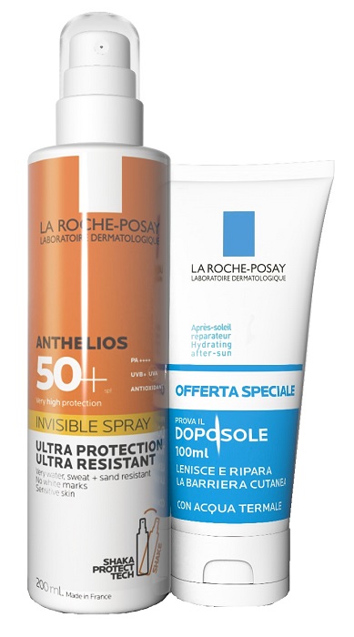 ANTHELIOS SPRAY SHAKA 200 ML + POSTHELIOS 100 ML - Farmacia Mortise