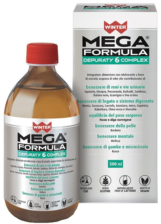 WINTER MEGA FORMULA DEPURATY 6 COMPLEX 500 ML - Farmacia Mortise