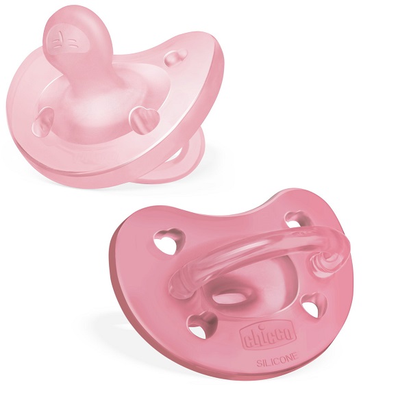 CHICCO GOMMOTTO SILICONE ROSA 6-16 MESI 2 PEZZI - Farmacia Mortise