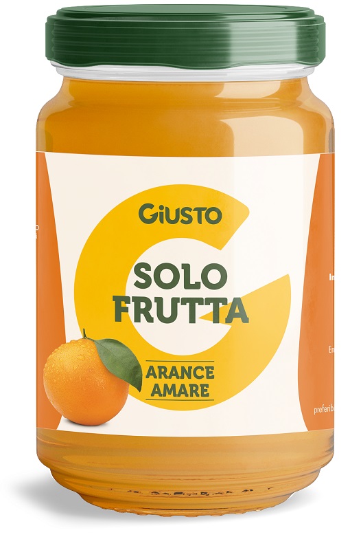 GIUSTO SOLO FRUTTA CONFETTURA ARANCE AMARE 220 G - Farmacia Mortise