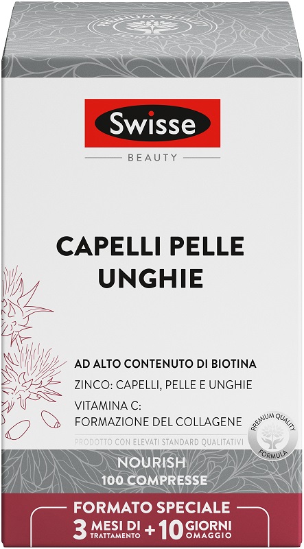 SWISSE BEAUTY CAPELLI PELLE UNGHIE 100 COMPRESSE - Farmacia Mortise