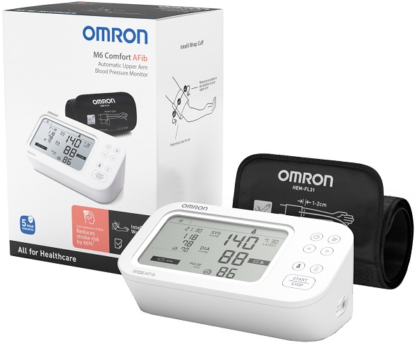 SFIGMOMANOMETRO DA BRACCIO OMRON M6 COMFORT AFIB - Farmacia Mortise