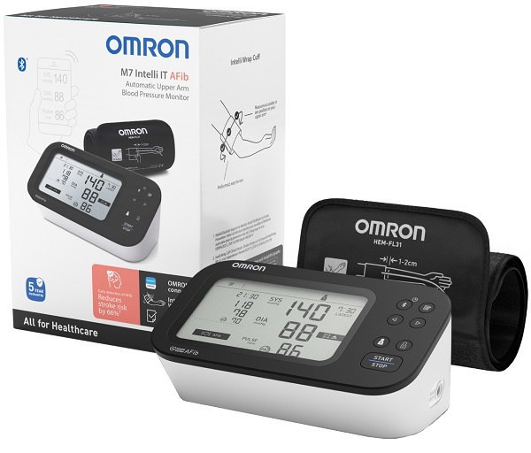 SFIGMOMANOMETRO DA BRACCIO OMRON M7 INTELLI AFIB - Farmacia Mortise