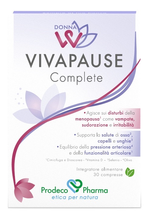 DONNAW VIVAPAUSE COMPLETE 30 COMPRESSE - Farmacia Mortise