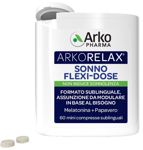 ARKORELAX SONNO FLEXI DOSE 60 MINI COMPRESSE - Farmacia Mortise