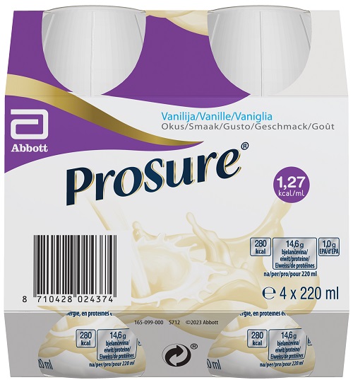 PROSURE VANILLA 4 BOTTIGLIE DA 220 ML - Farmacia Mortise