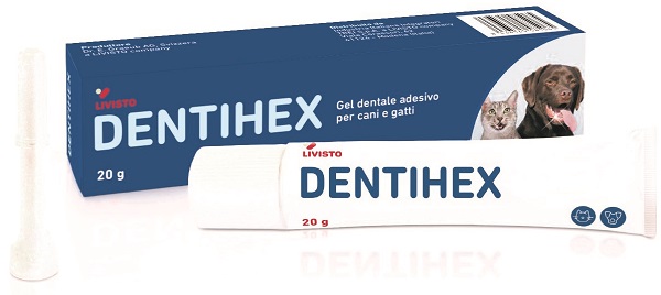 DENTIHEX GEL DENTALE ADESIVO PER CANI E GATTI 20 G - Farmacia Mortise