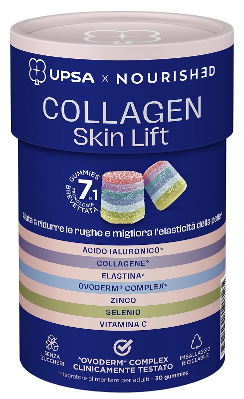 UPSA X NOURISHED COLLAGEN SKIN LIFT 30 GUMMIES - Farmacia Mortise