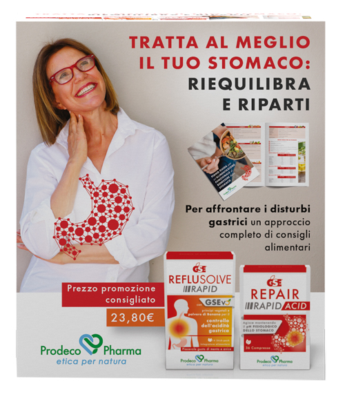 TRATTA AL MEGLIO IL TUO STOMACO KIT GSE REFLUSOLVE RAPID 14STICK + GSE REPAIR ACID 36CPS - Farmacia Mortise