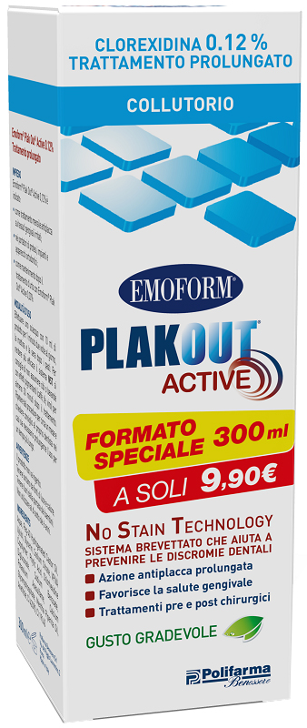 EMOFORM PLAK OUT 0,12% 300 ML - Farmacia Mortise