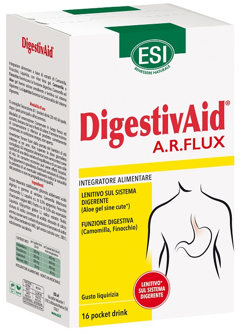 ESI DIGESTIVAID AR FLUX 16 POCKET DRINK - Farmacia Mortise