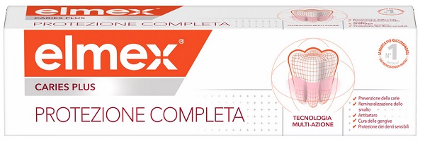 ELMEX DENTIFRICIO CARIES PLUS PROTEZIONE COMPLETA 75 ML - Farmacia Mortise