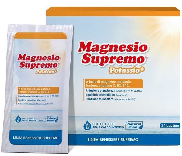 MAGNESIO SUPREMO POTASSIO+ 24 BUSTINE - Farmacia Mortise