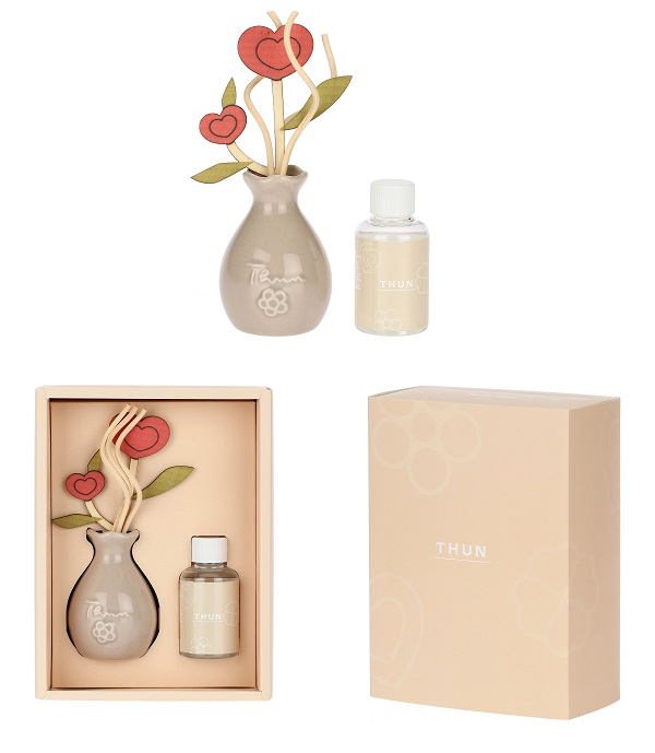 DIFFUSORE CON BACCHETTE + REFIL CUORE - Farmacia Mortise