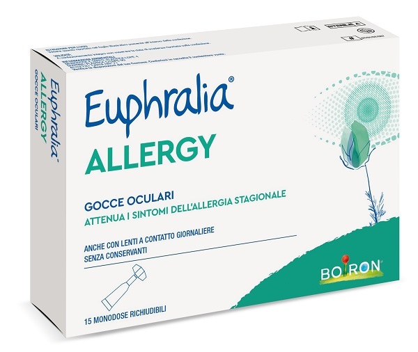 GOCCE OCULARI EUPHRALIA ALLERGY 15 MONODOSE - Farmacia Mortise