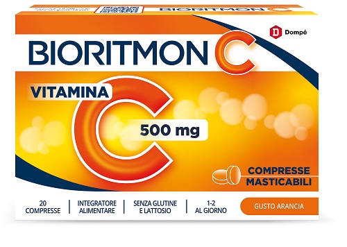 BIORITMON C 500MG VITAMINA C 20 COMPRESSE MASTICABILI - Farmacia Mortise
