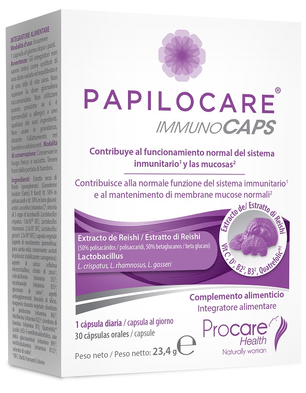 PAPILOCARE IMMUNOCAPS 30 CAPSULE - Farmacia Mortise