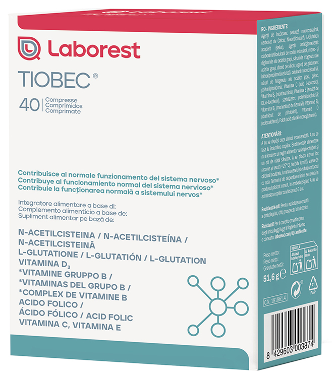 TIOBEC 40 COMPRESSE NUOVA FORMULAZIONE SENZA GLUTINE SENZA LATTOSIO - Farmacia Mortise