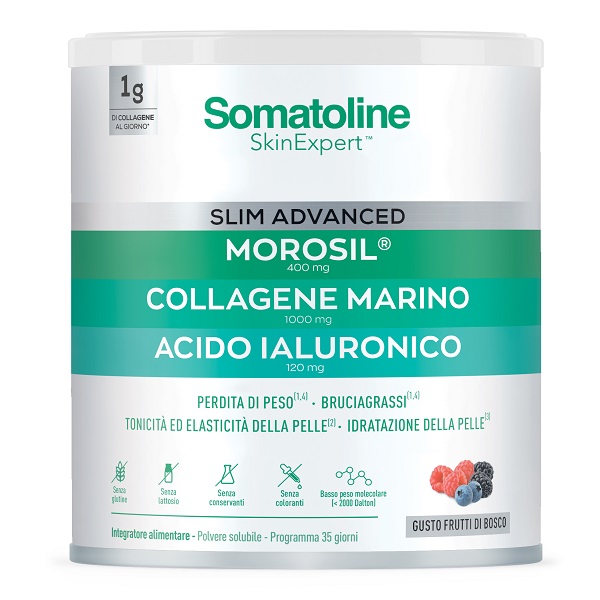 SOMATOLINE SLIM ADVANCED 275 G SENZA GLUTINE SENZA LATTOSIO - Farmacia Mortise