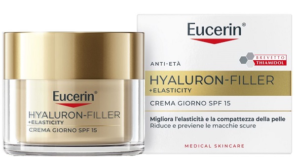 EUCERIN HYALURON FILLER+ ELASTICITY CREMA GIORNO SPF15 50 ML - Farmacia Mortise
