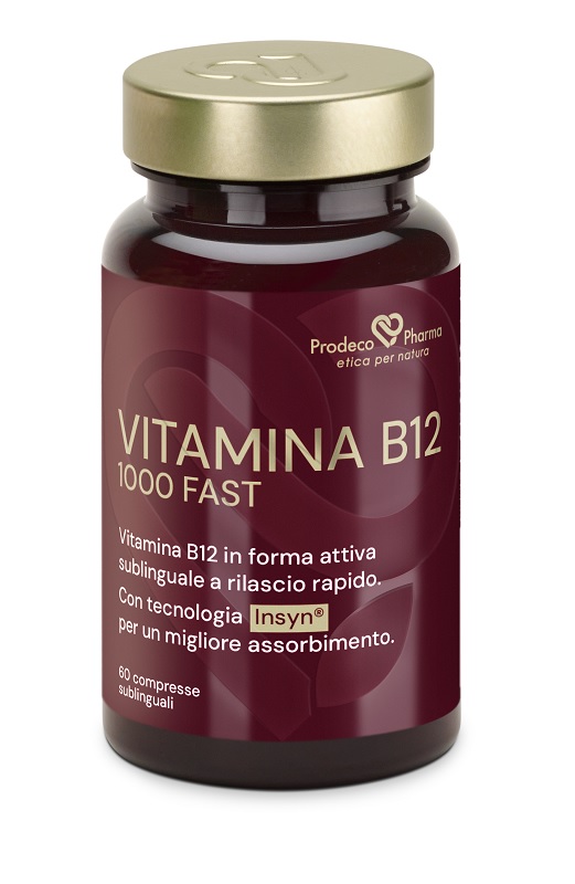 PRODECO INSYN VITAMINA B12 1000 FAST 60 COMPRESSE SUBLINGUALI - Farmacia Mortise